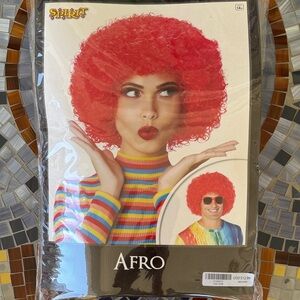 Spirit Vibrant Red Afro Wig